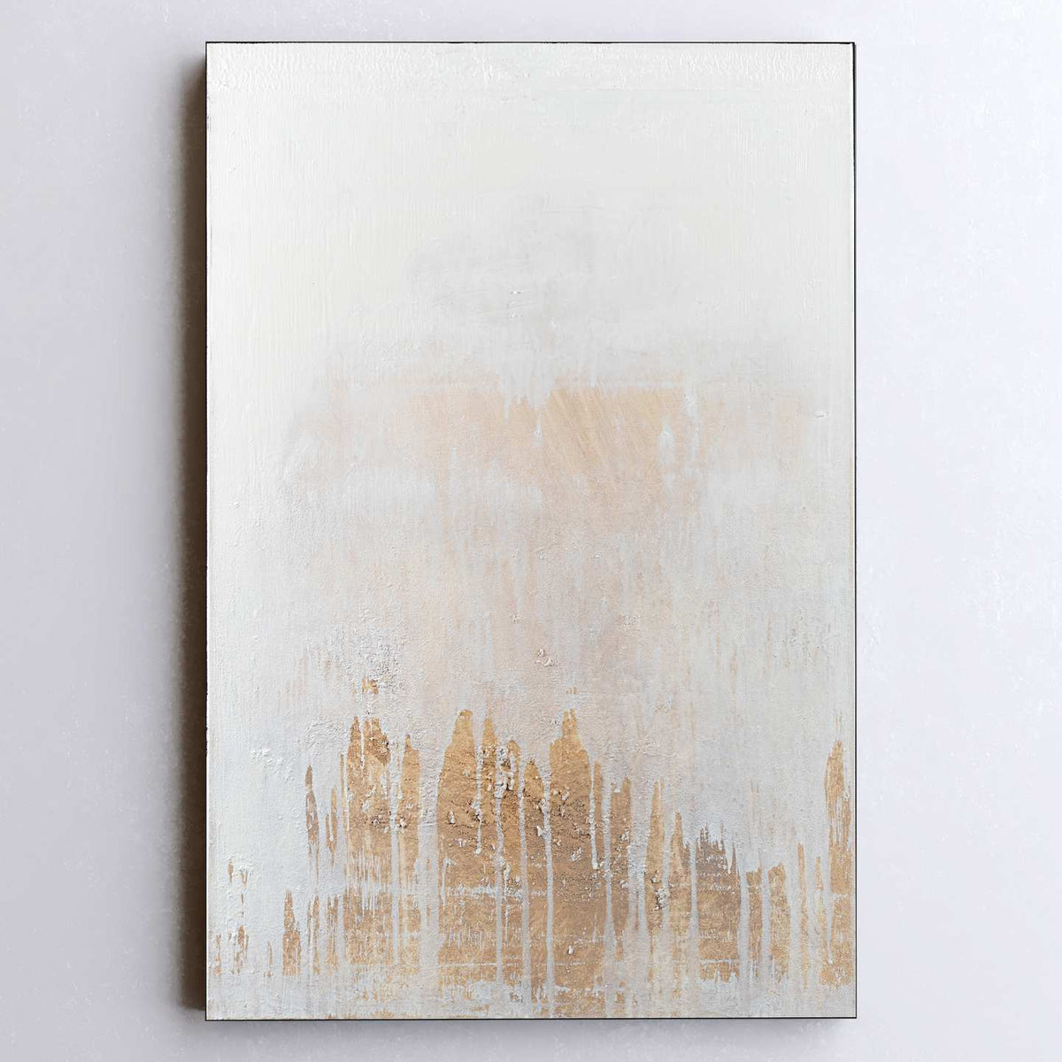 White 20x30 Abstract Painting, Catalyst | Nemanja Nikolic