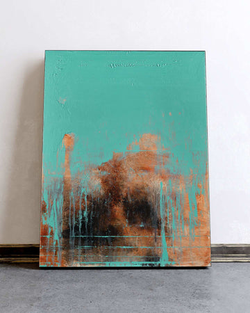 ‎Flames Within / 40''x 30''/ Acrylic on Canvas / 2024