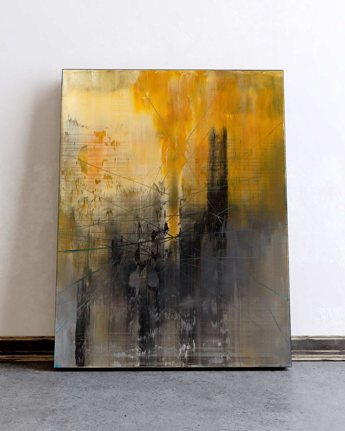 Light Interrupted - 40x30 Inch Acrylic on Canvas– Nemanja Nikolic