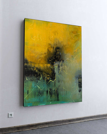 Peek Into the Past / 48''x 36''/ Acrylic on Canvas / 2025