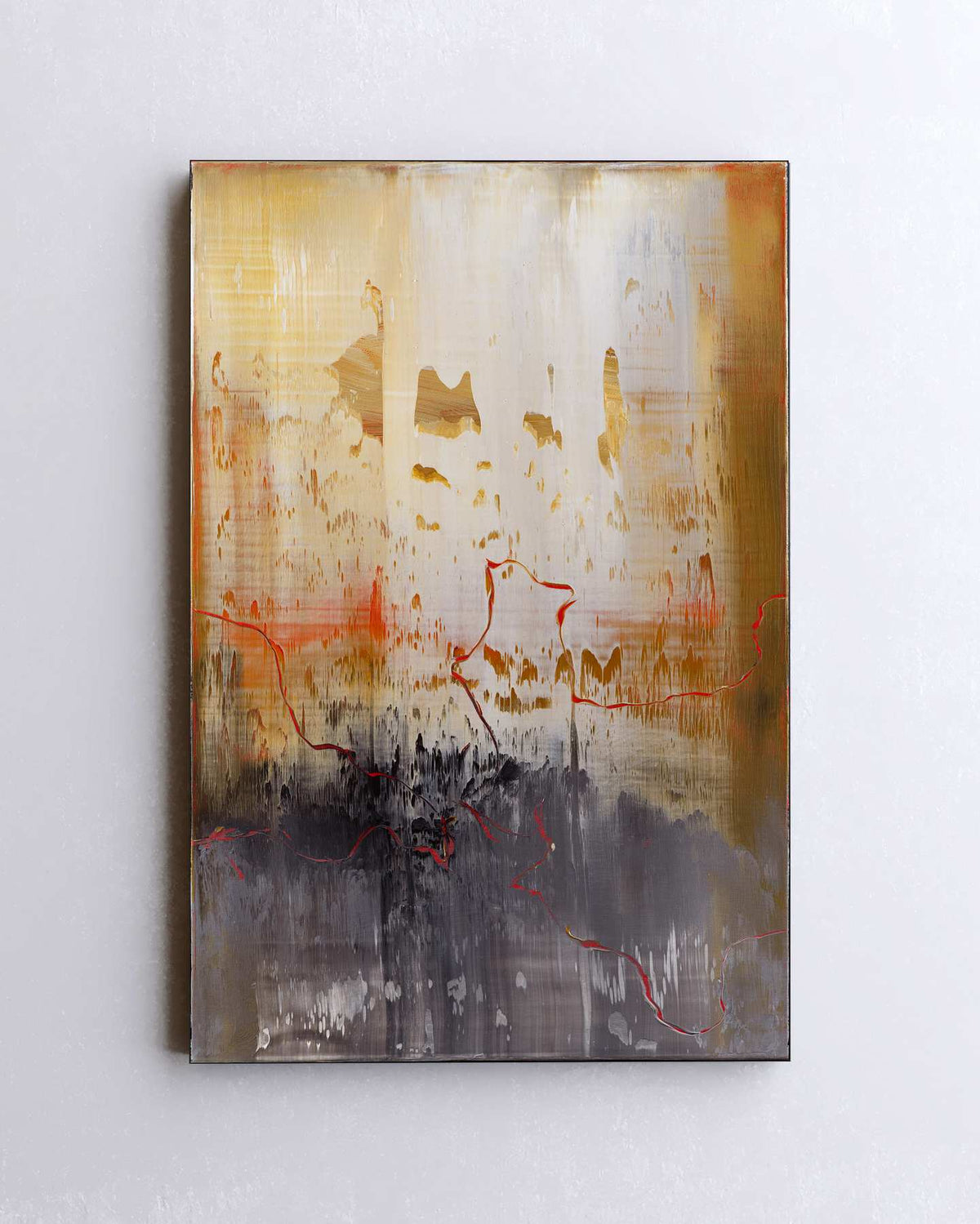 Shadows Folded Twice - 30x20 Inch Acrylic on Canvas– Nemanja