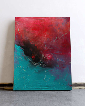 The Infinite Realms / 40''x 30''/ Acrylic on Canvas / 2025