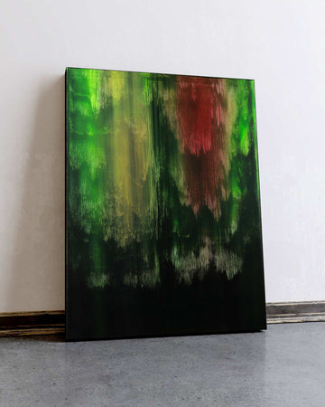 Viridi Dolorem / 40''x 30''/ Acrylic on Canvas / 2023