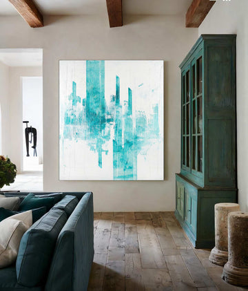 Arctic Lilies / 63''x 55''/ Acrylic on Canvas / 2021