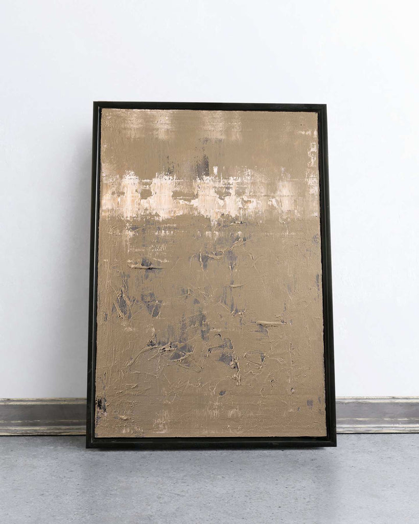 Abstract Original Painting-Broken Dirt / 20''x 30''/ Acrylic on Canvas / 2019 - By Nemanja Nikolic