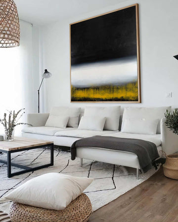 Sky Above Us / 63''x 55''/ Acrylic on Canvas / 2022