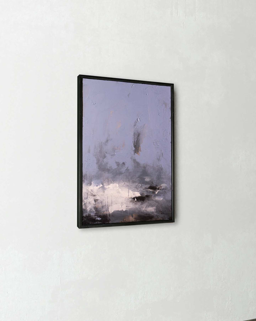 Abstract Original Painting-The Grey Truth / 20''x 30''/ Acrylic on Canvas / 2019 - By Nemanja Nikolic